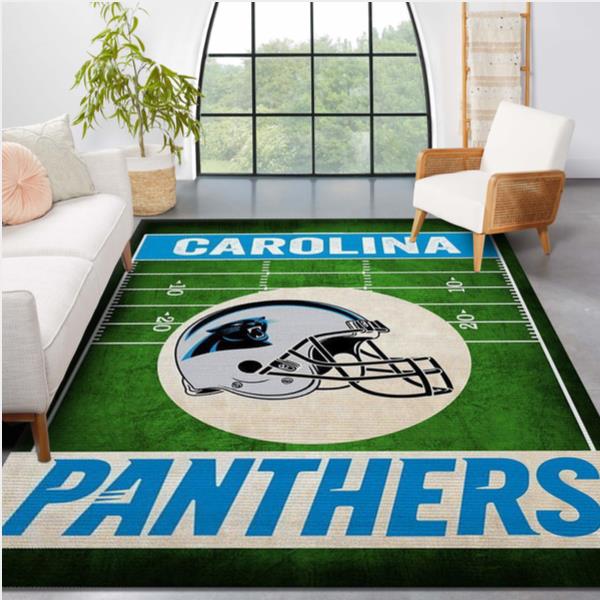 Carolina Panthers End Zone NFL Rug Bedroom Rug Home Us Decor