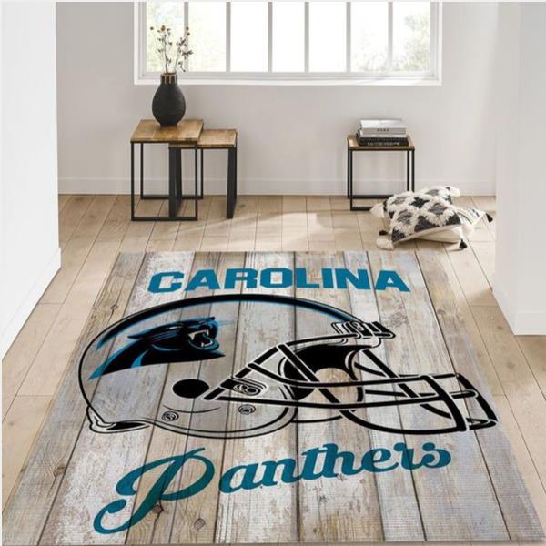 Carolina Panthers Helmet Nfl Rug Living Room Rug Us Gift Decor