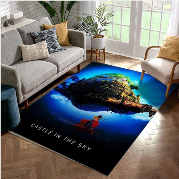Castle In The Sky Area Rug Movie Rug Us Gift Decor