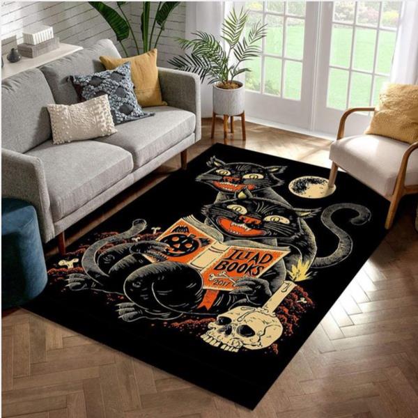 Cat Halloween Rug Bedroom Carpet