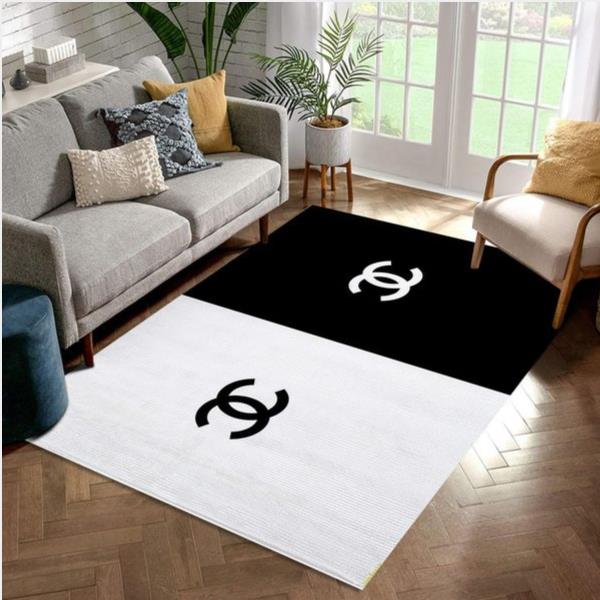 Chanel Logo Rug Carpet for Living & Bed Room Home Decor