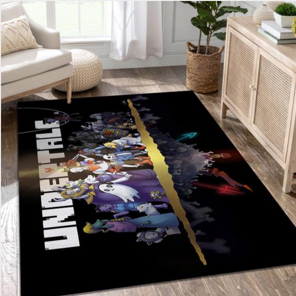 Chara Undertale Video Game Reangle Rug Living Room Rug