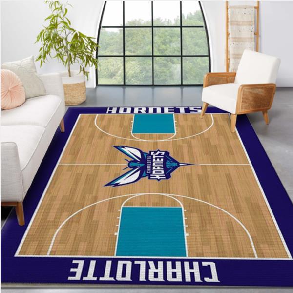 Charlotte Hornets Nba Rug Room Carpet Sport Custom Area Floor Home Decor