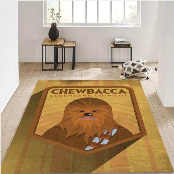 Chewbacca Star Wars Movie Rug Star Wars Badges Arts Rug Family Gift Us Decor