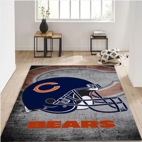 Chicago Bears Football Nfl Football Team Area Rug For Gift Bedroom Rug Home Decor Floor Decor