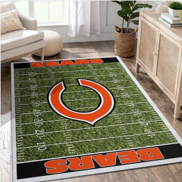 Chicago Bears NFL Rug Room Carpet Sport Custom Area Floor Home Decor V5