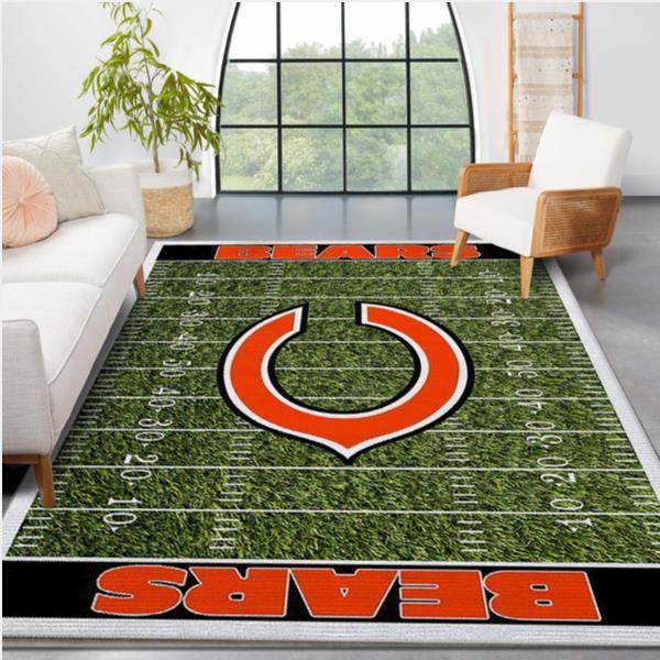 Chicago Bears NFL Rug Room Carpet Sport Custom Area Floor Home Decor V5