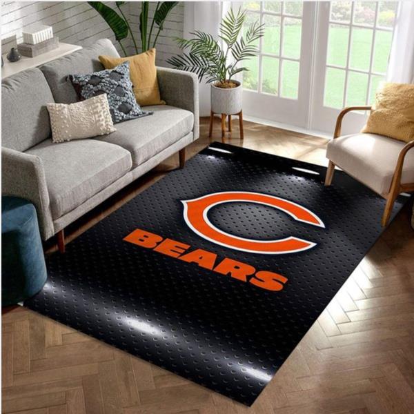 Chicago Bears Nfl Rug Living Room Rug Home Decor Floor Decor