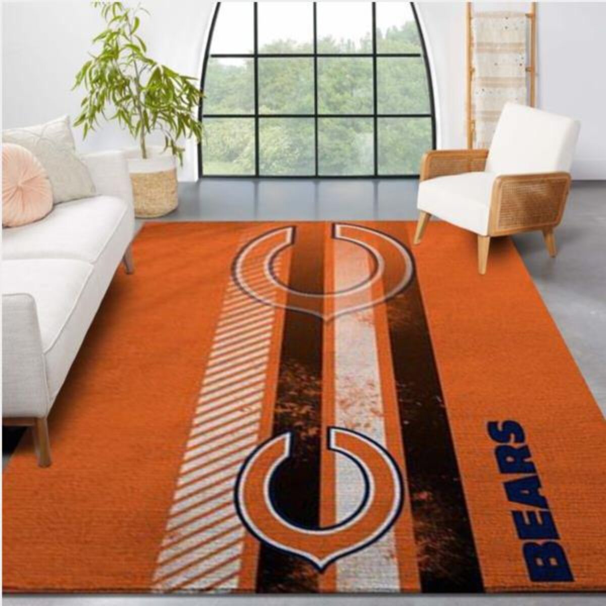 : FANMATS 23115 Chicago Bears Ticket Design Runner Rug - 30in. x  72in. | Sports Fan Area Rug, Home Decor Rug and Tailgating Mat : Sports &