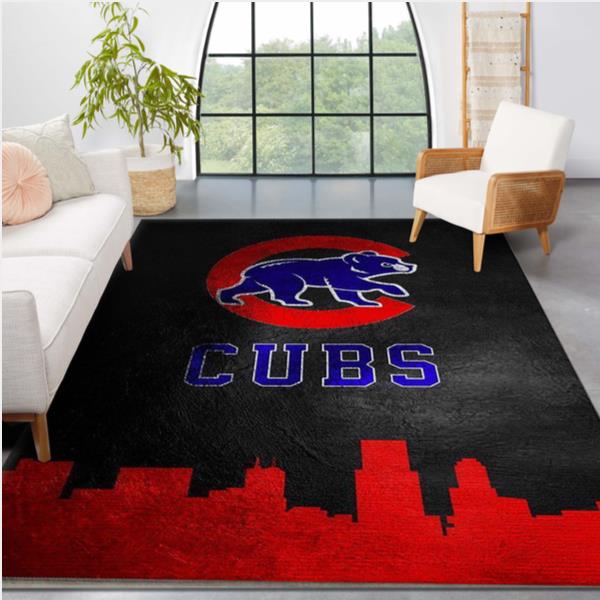 Chicago Cubs Skyline Area Rug Carpet Kitchen Rug Home Us Decor