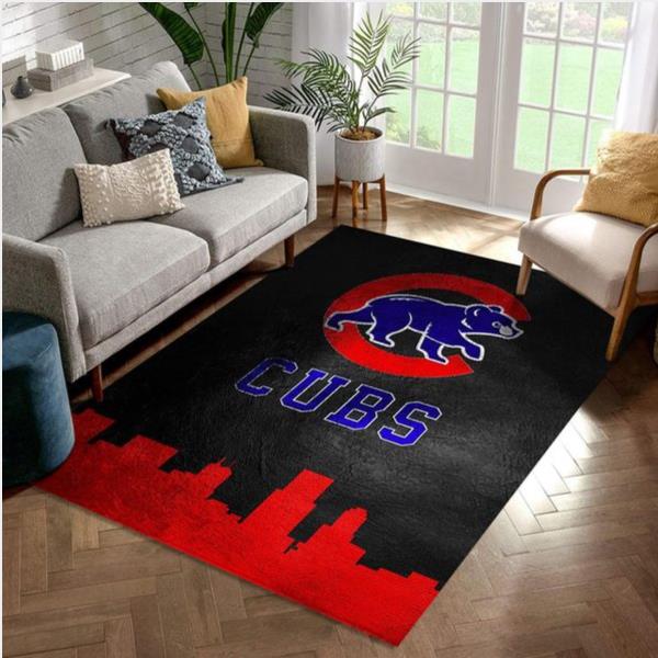 Chicago Cubs Skyline Area Rug Carpet Kitchen Rug Home Us Decor