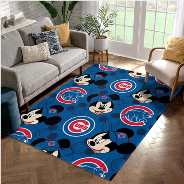 Chicago Cubs Team MLB Area Rug Bedroom Rug Christmas Gift US Decor