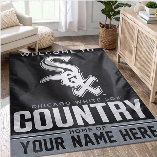 Chicago White Sox Personalized Mlb Area Rug Carpet Living Room Rug
