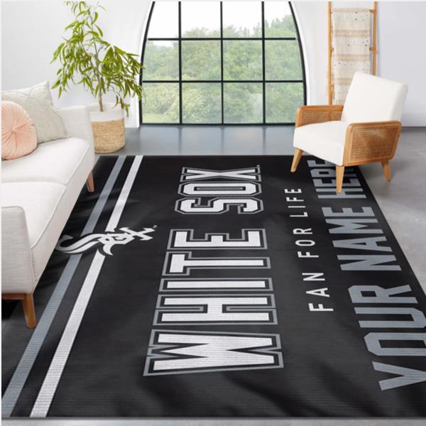 Chicago White Sox Personalized Mlb Area Rug Living Room Rug