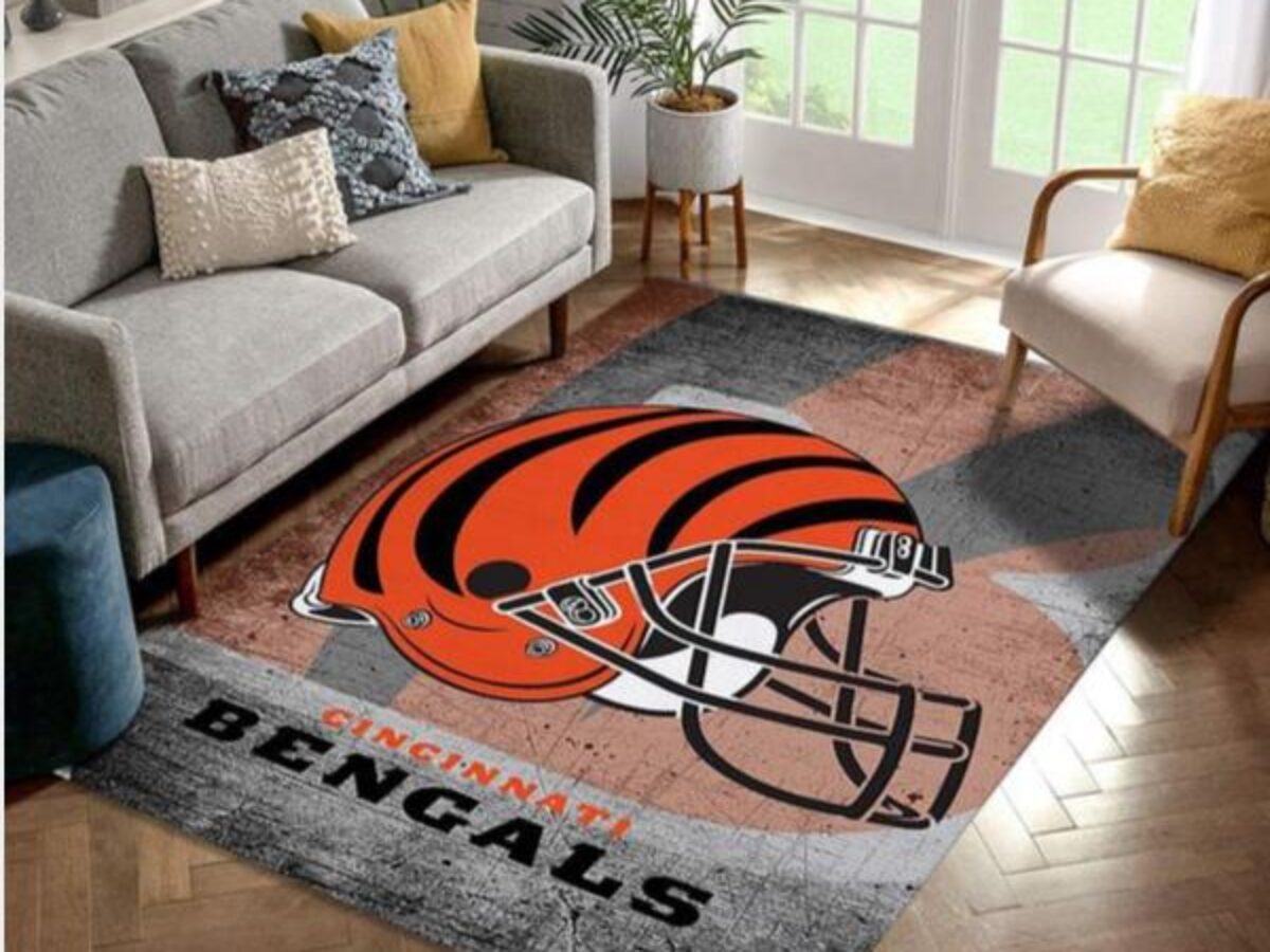 Cincinnati Bengals Football Rug