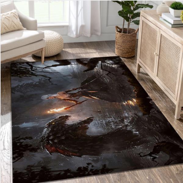 CIRI THE WITCHER GAME AREA RUG CARPET BEDROOM RUG