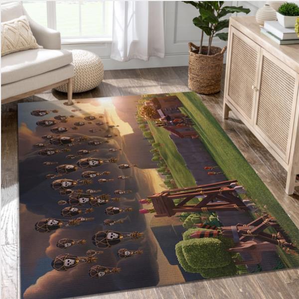 Clash Of Clans Video Game Reangle Rug Area Rug