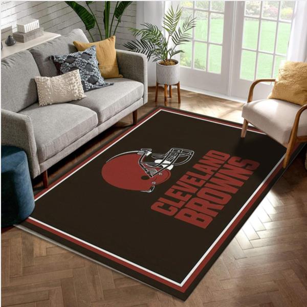 Cleveland Browns Imperial Spirit Rug NFL Team Logos Area Rug Living Room Rug US Gift Decor