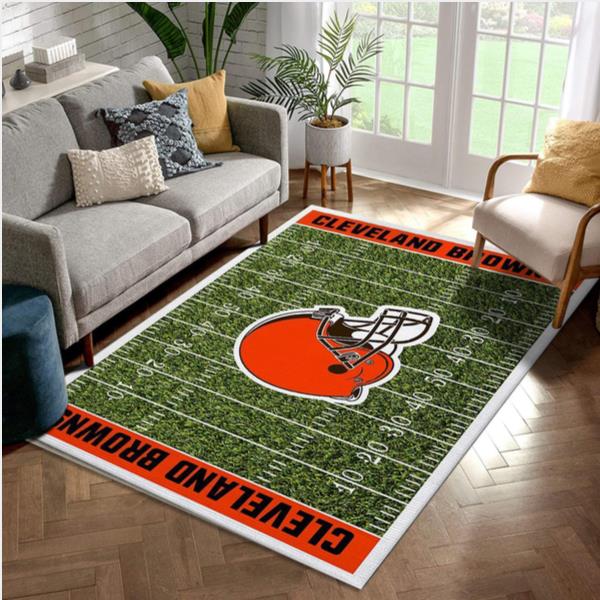 Cleveland Browns NFL Rug Room Carpet Sport Custom Area Floor Home Decor V5