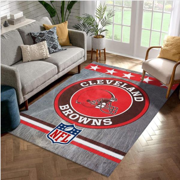 Cleveland Browns Nfl Area Rug Living Room Rug Home US Decor