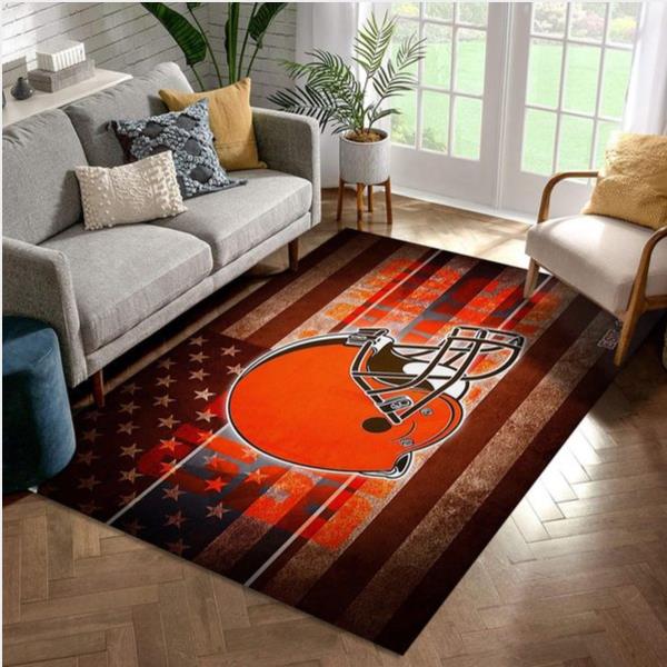Cleveland Browns Nfl Rug Bedroom Rug Home Decor Floor Decor