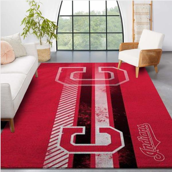 Cleveland Indians Mlb Team Logo Nice Gift Home Decor Rectangle Area Rug
