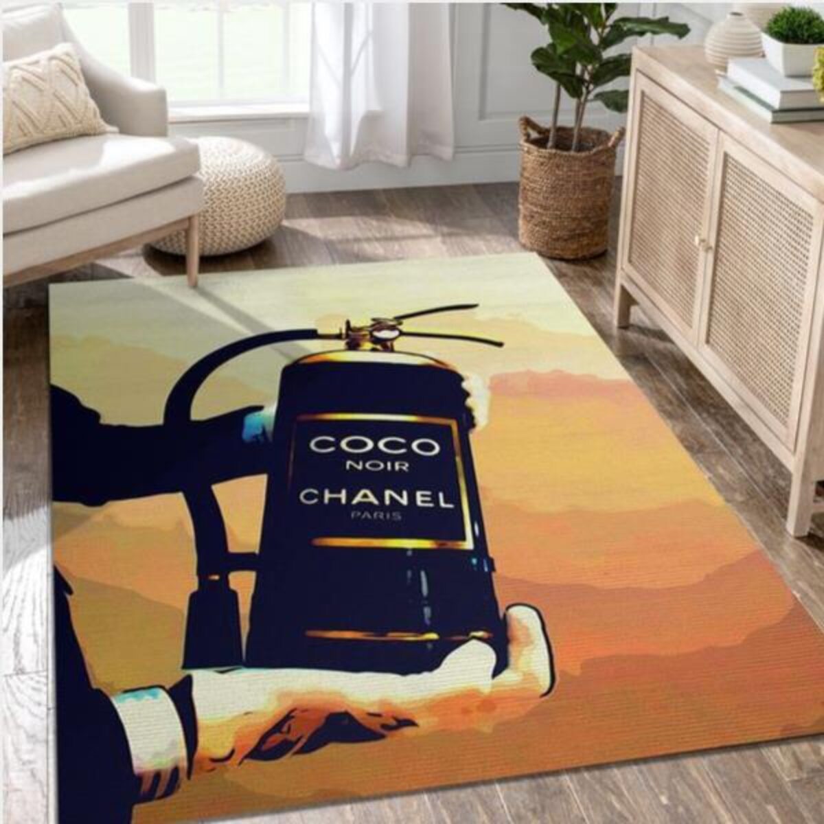 Coco Chanel Area Rug Living Room Rug Floor Decor Home Decor - Travels in  Translation