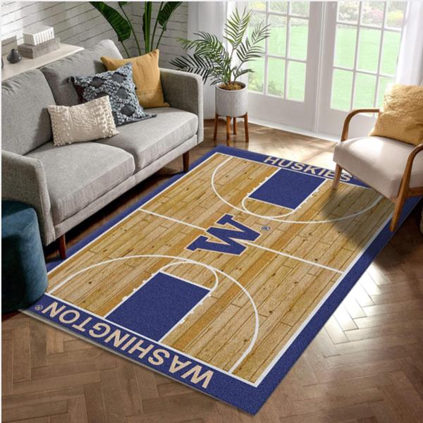 College Home Court Basketball Team Logo Area Rug Bedroom Rug Christmas Gift US Decor