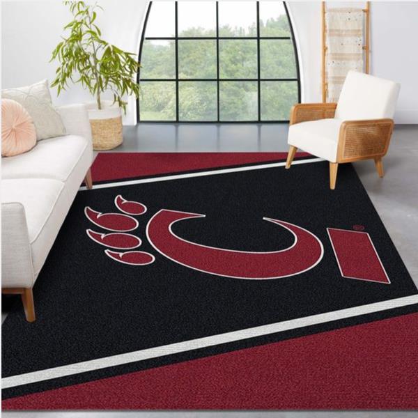 College Spirit Cincinnati Sport Area Rug For Christmas Team Logo Home Decor Floor Decor