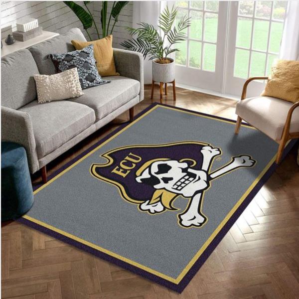 College Spirit East Carolina Sport Area Rug For Christmas Team Logo Christmas Gift Us Decor