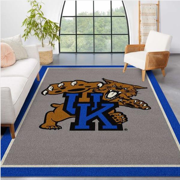 College Spirit Kentucky Sport Area Rug Carpet Team Logo Family Gift Us Decor