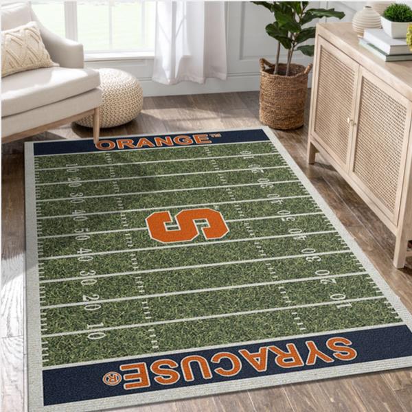 College Syracuse NFL Team Logo Area Rug Bedroom Rug Home Us Decor