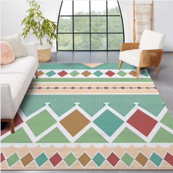 Colorful Tribal Pattern Area Rug Gift For Fans Christmas Gift Us Decor