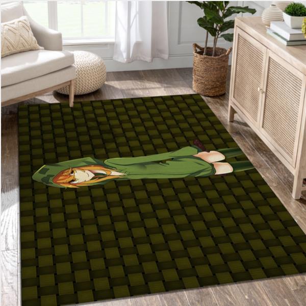 Creeper Girl Video Game Area Rug Area Living Room Rug