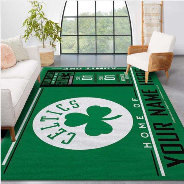 Customizable Boston Celtics Wincraft Personalized Nba Area Rug Living Room Rug Us Gift Decor