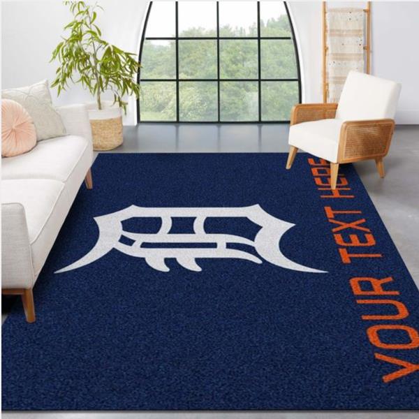 Customizable Detroit Tigers Personalized Accent Rug Area Rug For Christmas Kitchen Rug Us Gift Decor