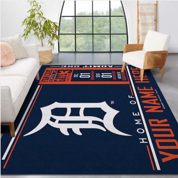 Customizable Detroit Tigers Wincraft Personalized Area Rug Kitchen Rug Home Decor Floor Decor
