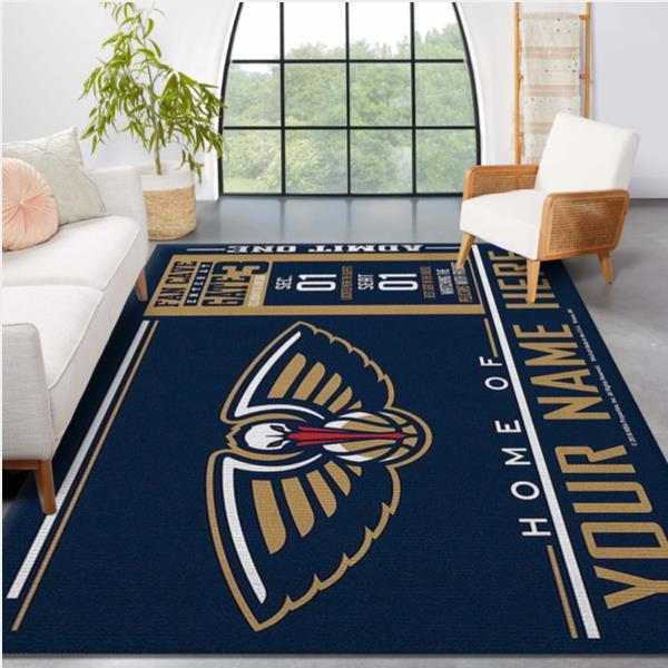 Customizable New Orleans Pelicans Wincraft Personalized Nba Area Rug Bedroom Rug Home Us Decor