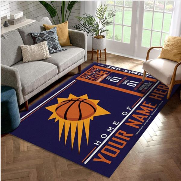 Customizable Phoenix Suns Wincraft Personalized Nba Rug Bedroom Rug Home Us Decor