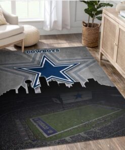 Dallas Cowboys NFL Area Rug Bedroom Rug Home Decor Floor Decor