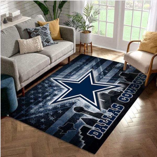 Dallas Cowboys NFL Rug Living Room Rug US Gift Decor