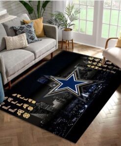 Dallas Cowboys Nfl Area Rug For Christmas Living Room Rug Home Decor Floor Decor