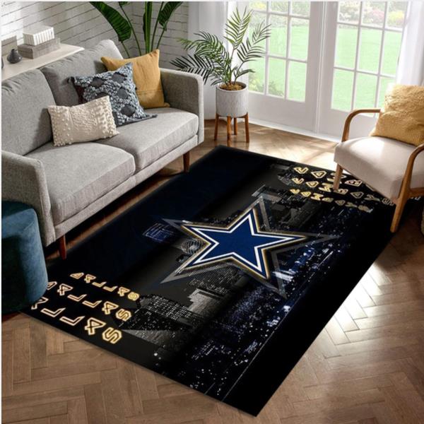 Dallas Cowboys Nfl Area Rug For Christmas Living Room Rug Home Decor Floor Decor