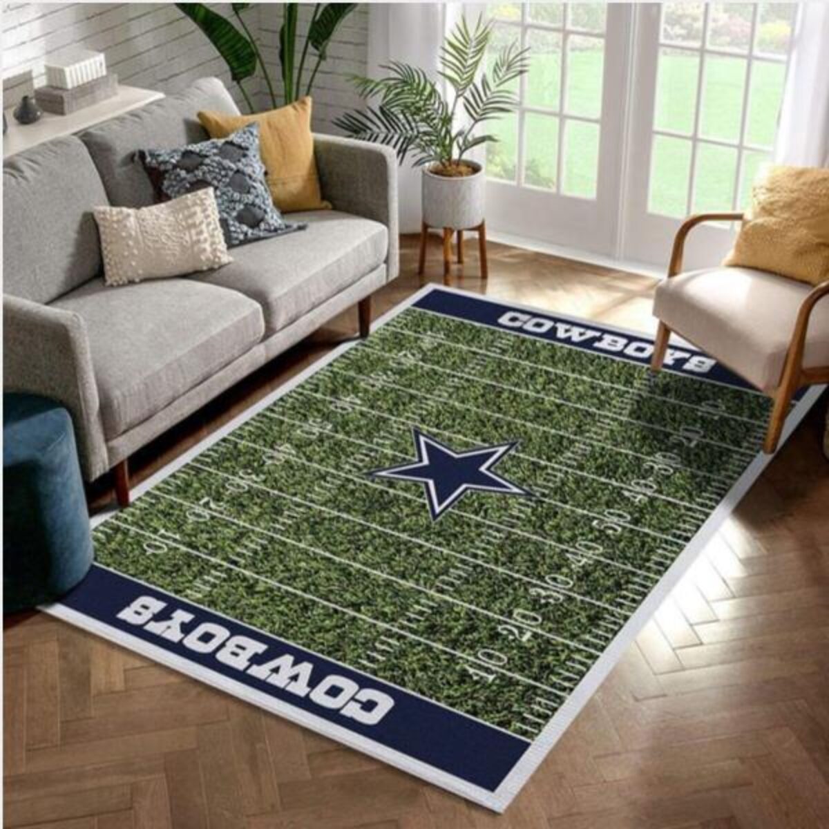 Dallas Cowboys Area Rug Nfl Football Floor Decor