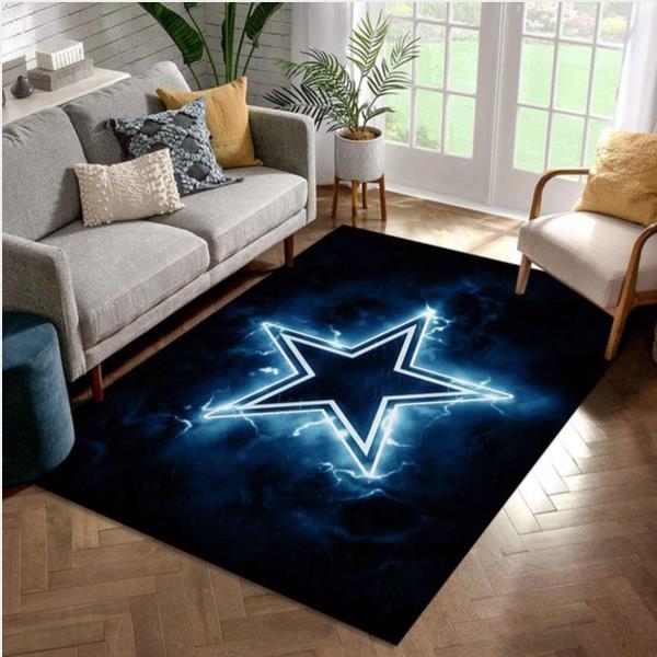 Dallas Cowboys Nfl Rug Bedroom Rug Home Decor Floor Decor