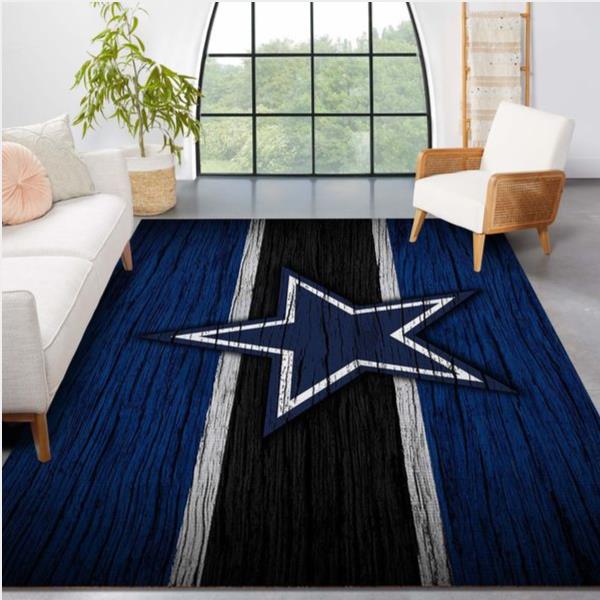 Dallas Cowboys Nfl Rug Room Carpet Sport Custom Area Floor Home Decor V2