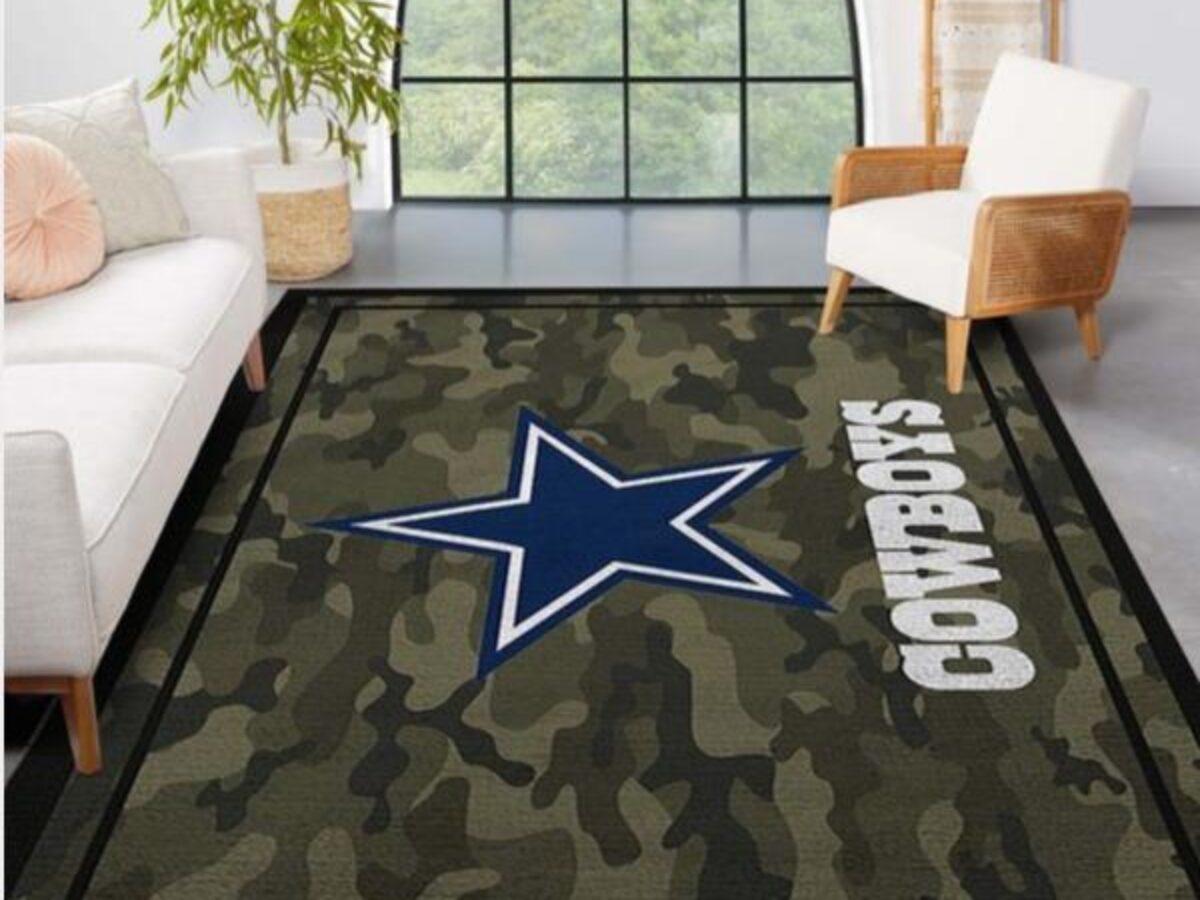 Carolina Panthers Nfl Team Logo Nice Gift Home Decor Rectangle Area Rug -  Peto Rugs