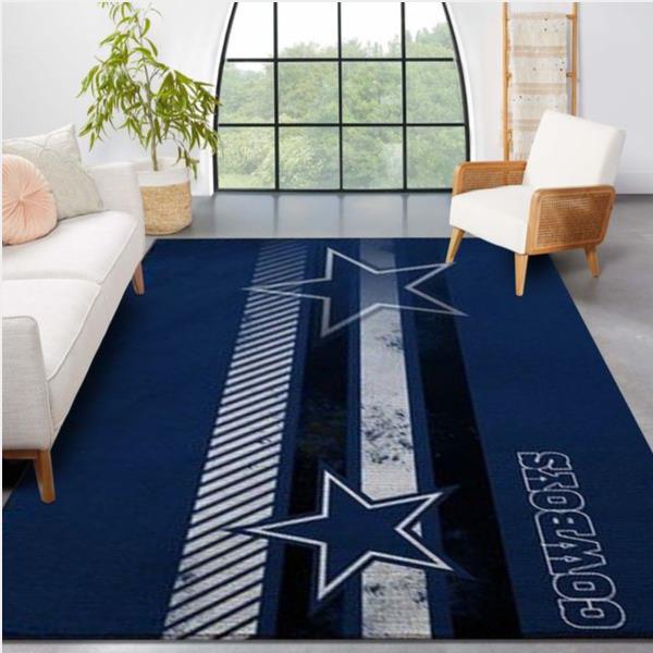 Dallas Cowboys Nfl Team Logo Nice Gift Home Decor Rectangle Area Rug