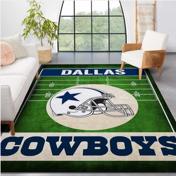 Dallas Cowboys Retro NFL Rug Bedroom Rug Home Decor Floor Decor