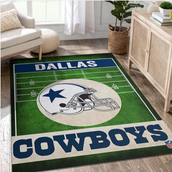 Dallas Cowboys Retro NFL Rug Bedroom Rug Home Decor Floor Decor
